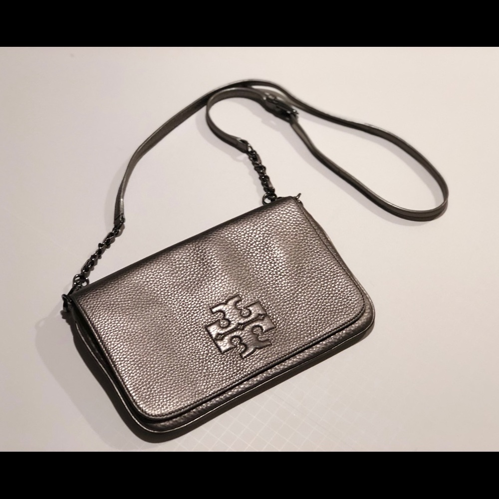 EUC Tory Burch REVA clutch/shoulder bag